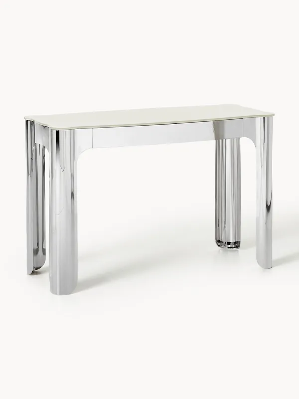 Consola con tablero de cristal Georgia - Westwing Collection
