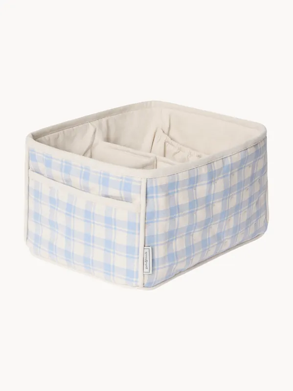 Cesta de almacenaje infantil de algodón Sky Blue - Garbo&Friends
