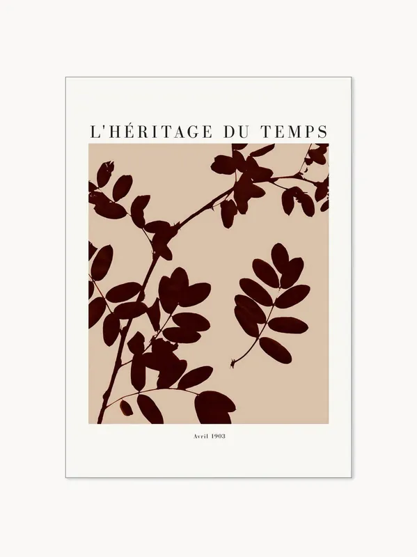 Póster Lheritage Du Temps - POSTER & FRAME