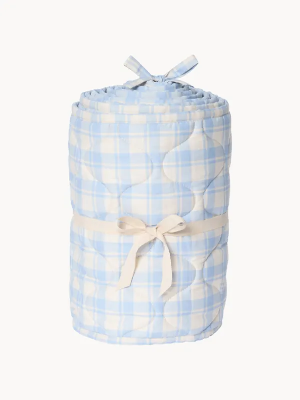Protector de cama de algodón Sky Blue - Garbo&Friends