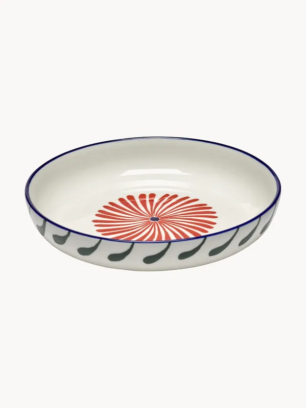 Platos para pasta con acabado artesanal Bazaar, set de 4 - SERAX