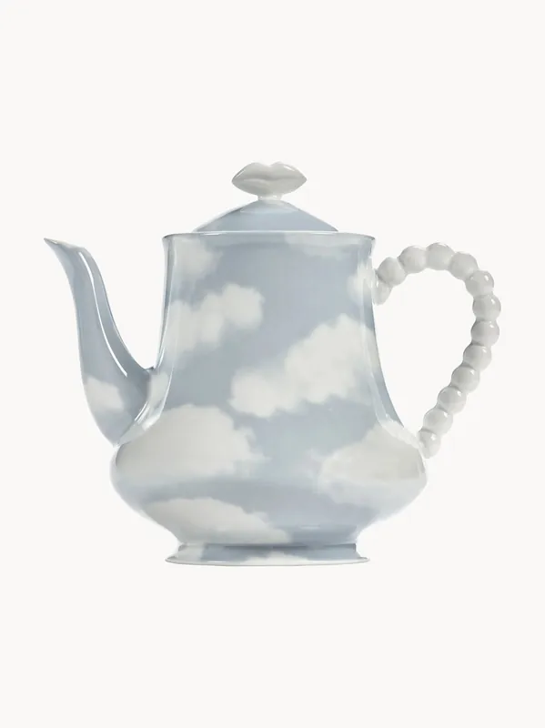 Tetera de porcelana con acabado artesanal Les Objets Mouleversants, 850 ml - SERAX