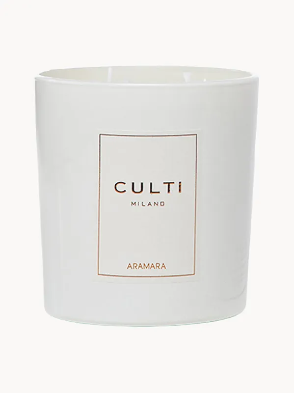 Vela aromática Aramara (naranja amarga, bergamota y sándalo), Ø 12 cm - CULTI MILANO