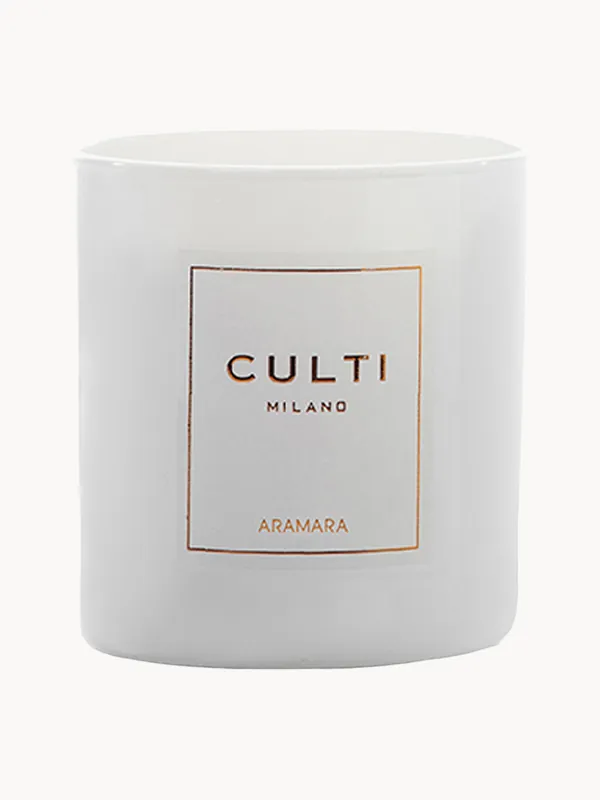 Vela perfumada Aramara (naranja amarga, bergamota y sándalo), Ø 9 cm - CULTI MILANO