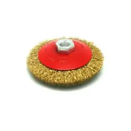 Cepillo ind conico amoladora 100x0,3 mm ac nivel