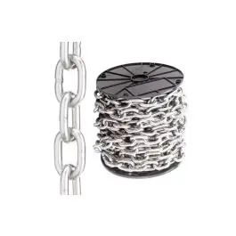 Cadena eslabon recto cincada en bobina 8.0 mm/25kg cadenas ciro