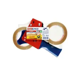 Precintadora 50 mm pack 2 cintas poliolefina 66 m x 50 mm transparente tesa tape