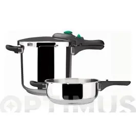 Olla presion super rapida dynamic duo 3 + 6 l magefesa