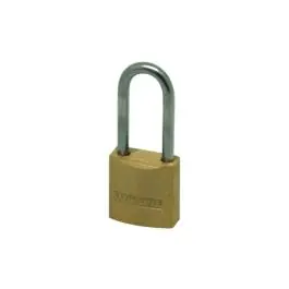 Candado arco largo nivel 20 mm laton