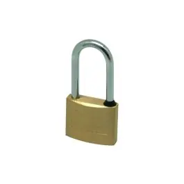Candado arco largo nivel 40 mm laton