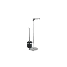 Escobillero baño portarrollo pie cr exclusiv wenko