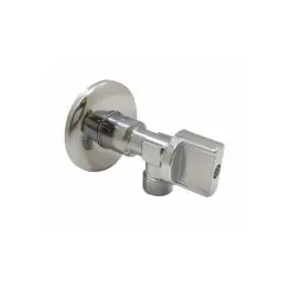 Llave escuadra regul. 1/2 x3/8 1/4 vuelta lat/cr s&m - Saneaplast