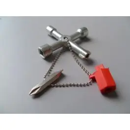 Llave multiple armarios (luz, agua) blister saneaplast