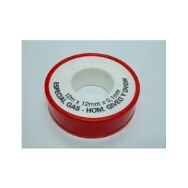 Teflon fontan al.dens. 12mmx0,1mmx12mt para gas bl s&m - Saneaplast