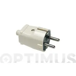 Clavija bipolar 10/16a 250v 1101-4,8mm bl famatel