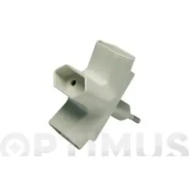 Adaptador 10a 3 tomas 250v famatel
