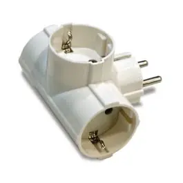 Adaptador triple tt lateral 16a-250v famatel