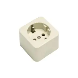Base enchufe bipolar tt.lt 10-16a porcelana famatel