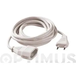 Prolongador 2x1 blanco 10a 3 mt famatel
