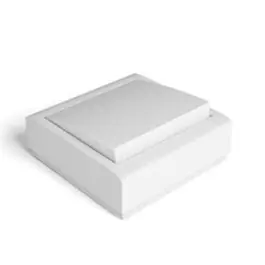 Conmutador superficie 10a-250v blanco retractil famatel