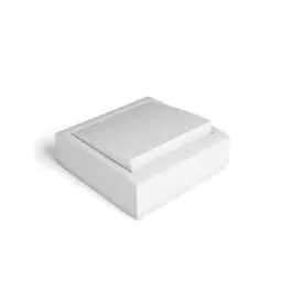 Pulsador luz 72x72x28 sup. abs bl 8011 famat famatel