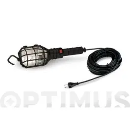 Lampara portatil con gancho y cable 100 w-5 m famatel