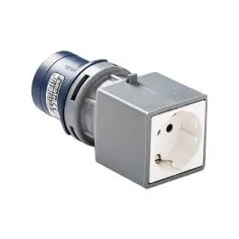 Adaptador industrial ip44 2p+t base 2p famatel