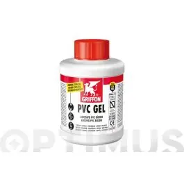 Adhesivo pvc rígido gel 500 ml griffon