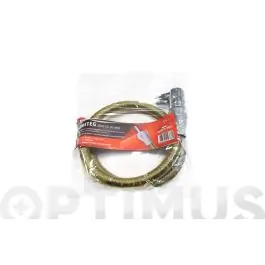 Tubo conexion espirometalico encimeras-cocina gas 1 m acero inox aisi304 vacuflex