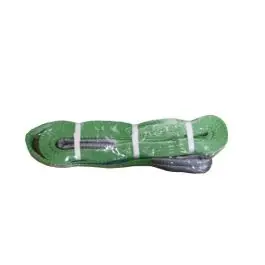 Eslinga elevac plana 2000x2mt abierta dob.banda verde nivel