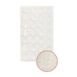 Tope prot.golpes 10x 3mm adh antidesl tra nivel 25 pz