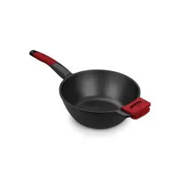 Wok ind aluminio fundido premiere bra 28cm