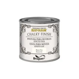 Pintura efecto tiza chalky finish 125 ml blanco tiza rust-oleum