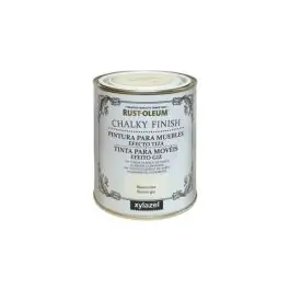 Pintura efecto tiza chalky finish 750 ml blanco antiguo rust-oleum