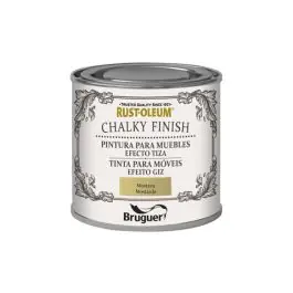 Pintura efecto tiza chalky finish 125 ml mostaza rust-oleum