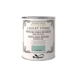 Pintura efecto tiza chalky finish 750 ml azul pastel rust-oleum