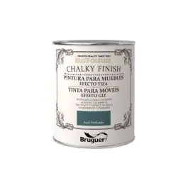 Pintura efecto tiza chalky finish 750 ml azul profundo rust-oleum