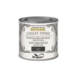 Pintura efecto tiza chalky finish 125 ml grafito rust-oleum