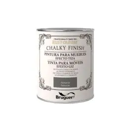Pintura efecto tiza chalky finish 750 ml antracita rust-oleum