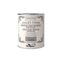 Pintura efecto tiza chalky finish 750 ml gris invernal rust-oleum