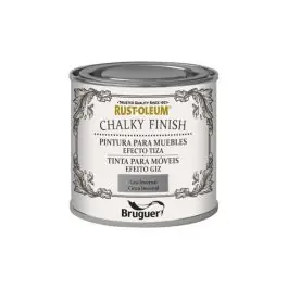 Pintura efecto tiza chalky finish 125 ml gris invernal rust-oleum