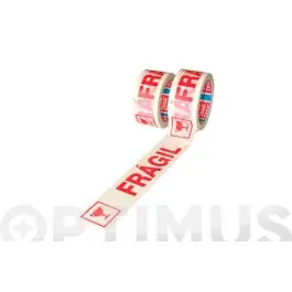 Cinta embalar polipropileno impreso fragil 66 m x 50 mm tesa tape