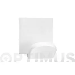 Colgador adhesivo 1 gancho acero inoxidable blanco 2 unidades inofix