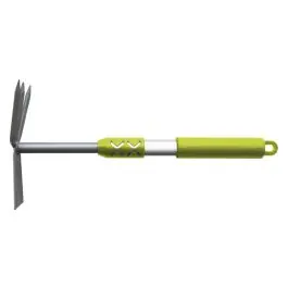 Mini azada de cultivo 39 cm mango bimaterial natuur