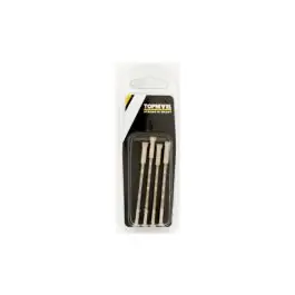 Tornillo pasante multicorte niquel/satinado m 4 x 75 mm 4 uds nivel