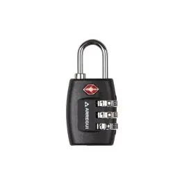 Candado combinacion homologado tsa 26 mm negro arregui