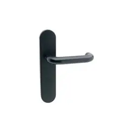 Manilla top antipanico, cuadradillo 8mm, negra tesa