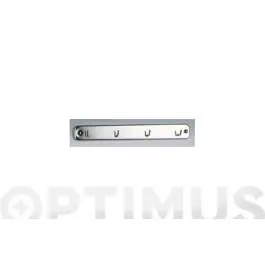 Colgador cocina blanco 4 ganchos inofix