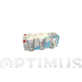 Vaso caña lisa (pack 6 uds) cana lisa 20 cl bormioli