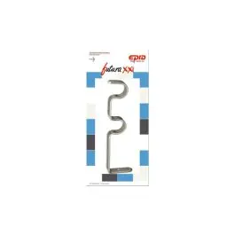 Soporte barra cortina doble metal niquel futura 21 19 mm - 2 pz epid
